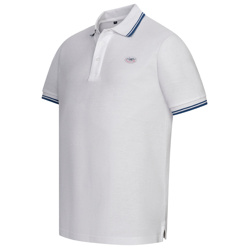 EUROPEAN POLO CHAMP Heren Poloshirt EPCPOLOS-WEISS