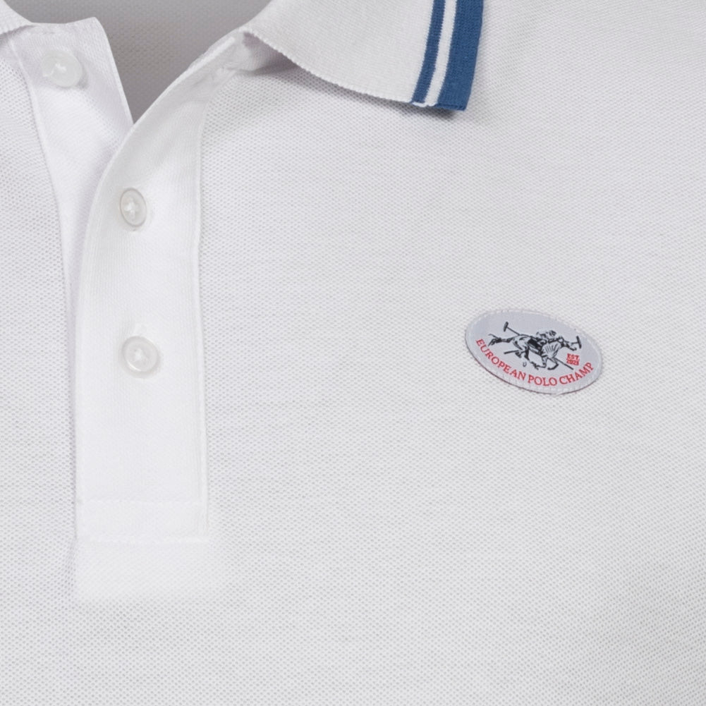 EUROPEAN POLO CHAMP Heren Poloshirt EPCPOLOS-WEISS
